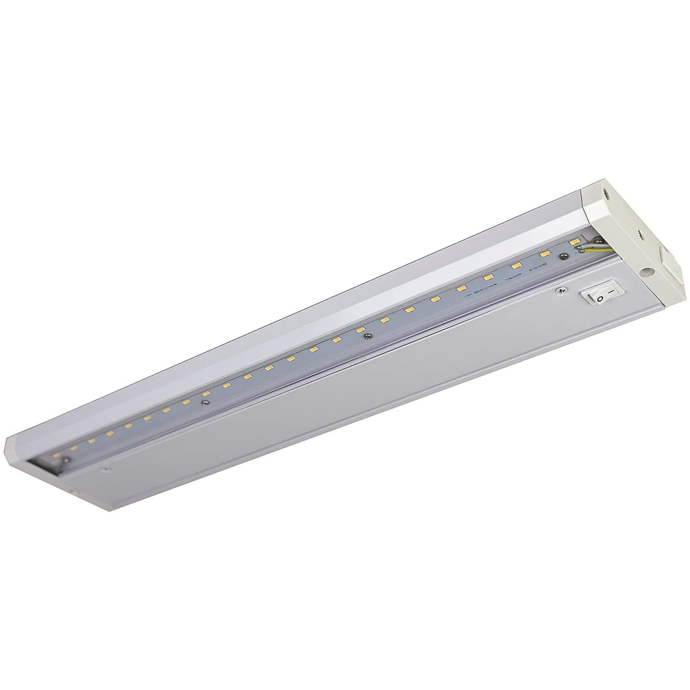 FLI Products 15002 24in LED Under Cabinet Task Light, Direct Wire Switch Dimmable, Linkable, 760 Lumens, Warm White