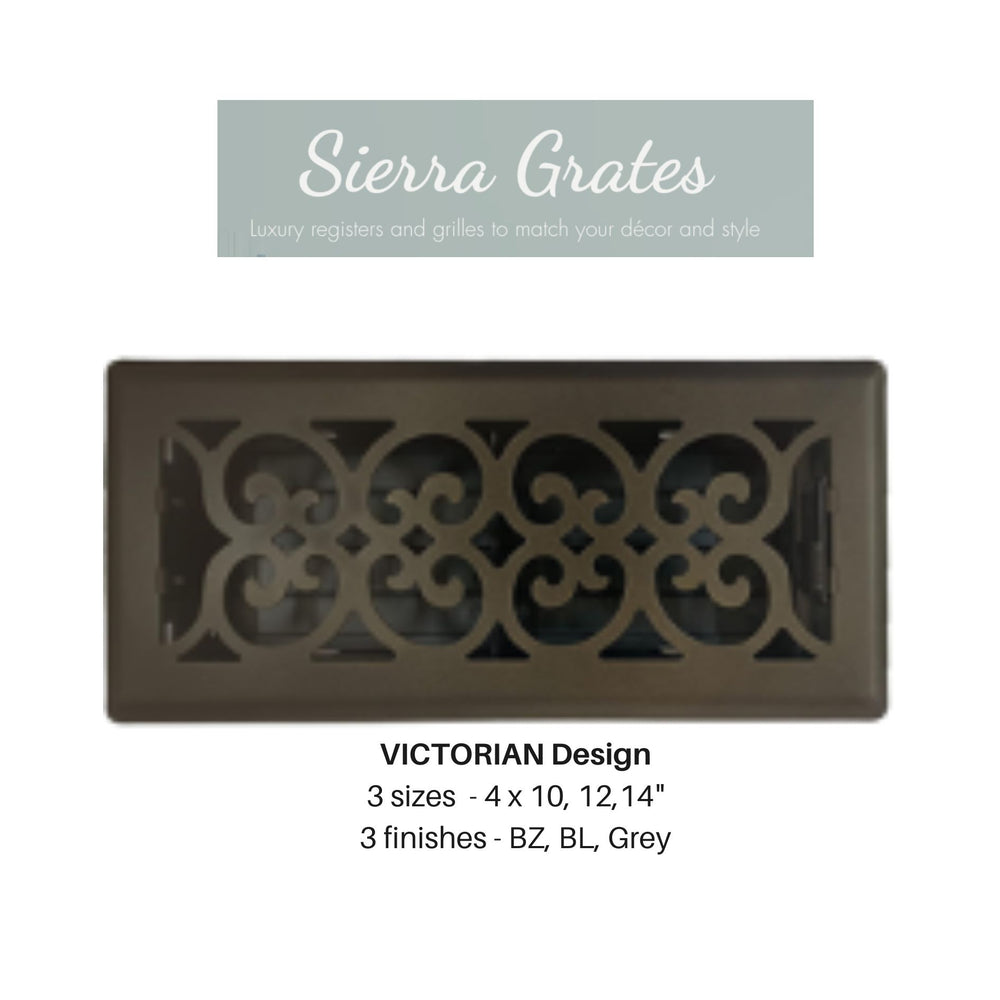 Sierra Grates Victorian Floor Register
