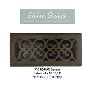 Sierra Grates Victorian Floor Register