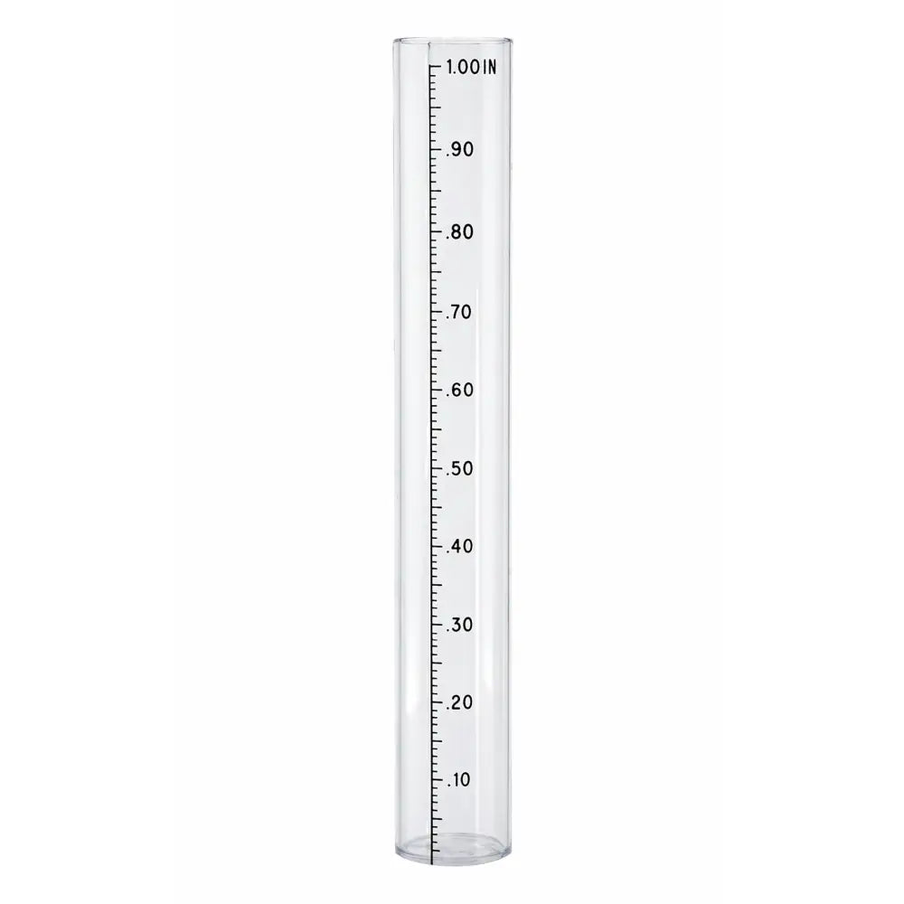 Tube De Remplacement Pour Pluviomètre - Lot De 2 En Verre Borosilicate Résistant Au Gel - Échelle Claire 1 à 35 Mm