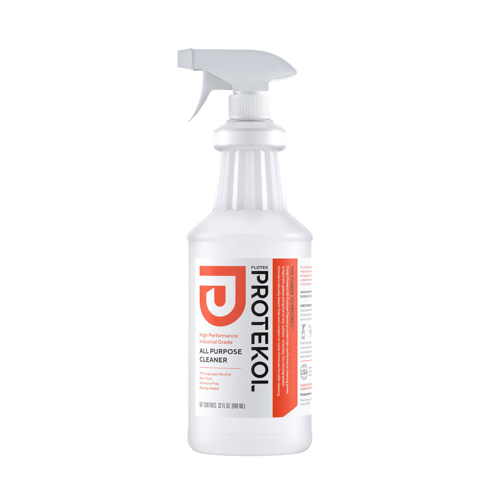 Flotek Protekol All  Purpose Cleaner FSC62519- 75% Isopropyl Alcohol 32 oz bottle with Spray Trigger 12 count case