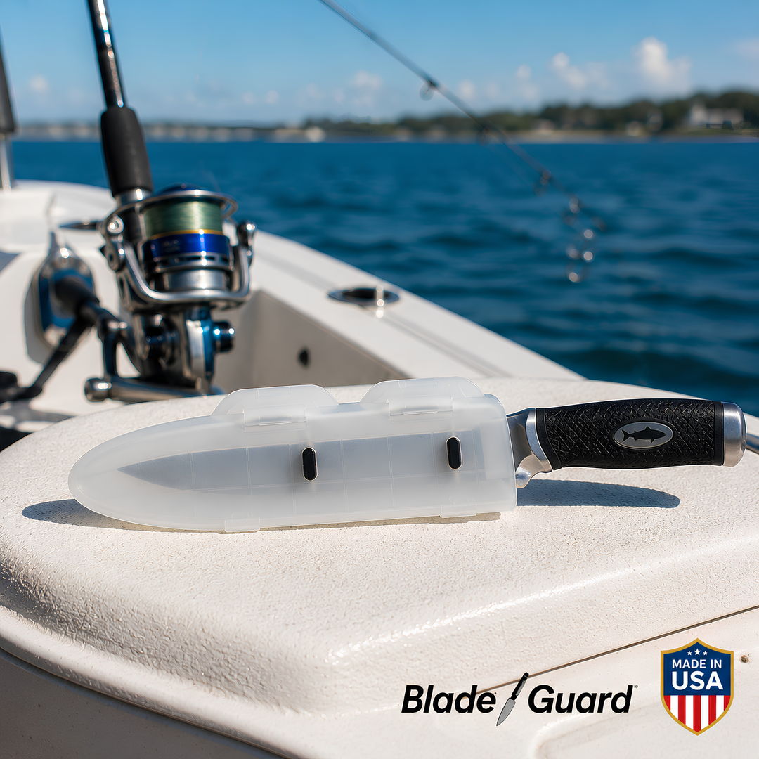 Blade Guard™ 8-Inch Knife Protector Guide: Fit, Storage & Protection for Chef’s, Santoku & Carving Knives