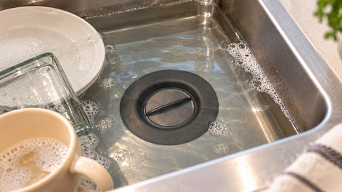 Flex Strainer 2-in-1 sink strainer and stopper
