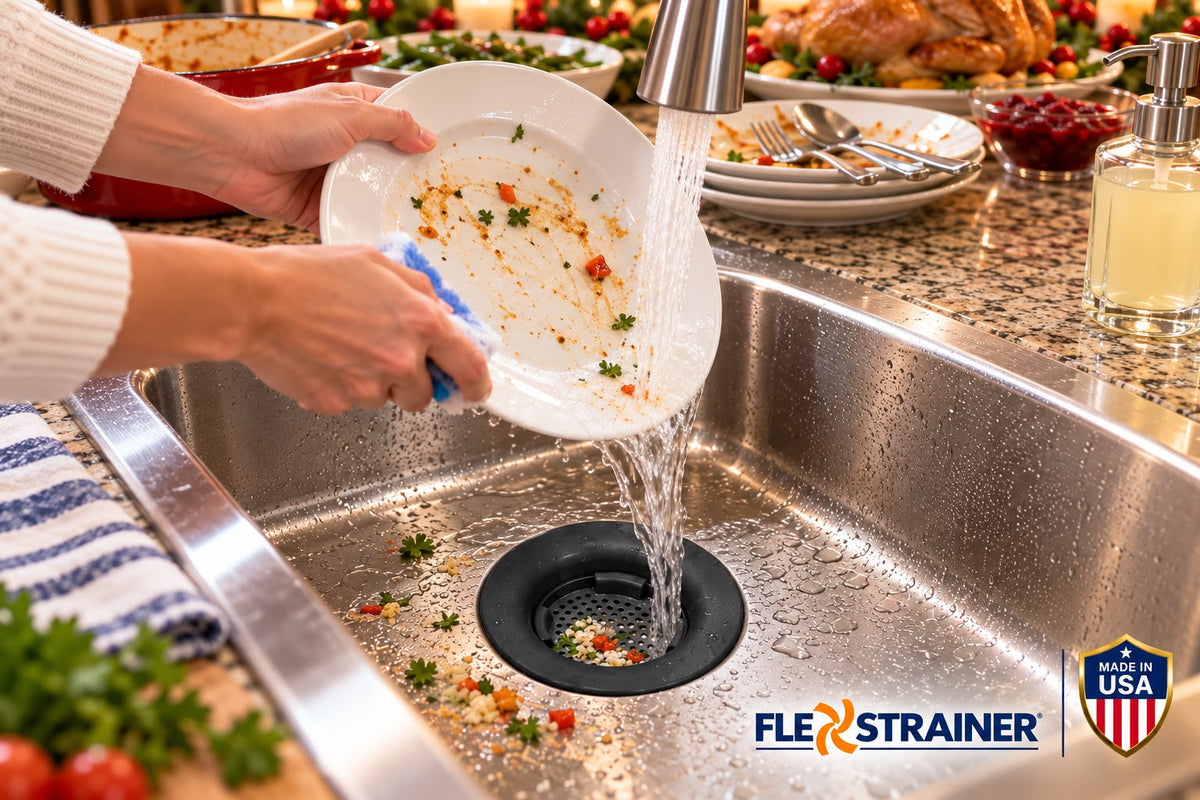 Flex Strainer kitchen sink basket strainer