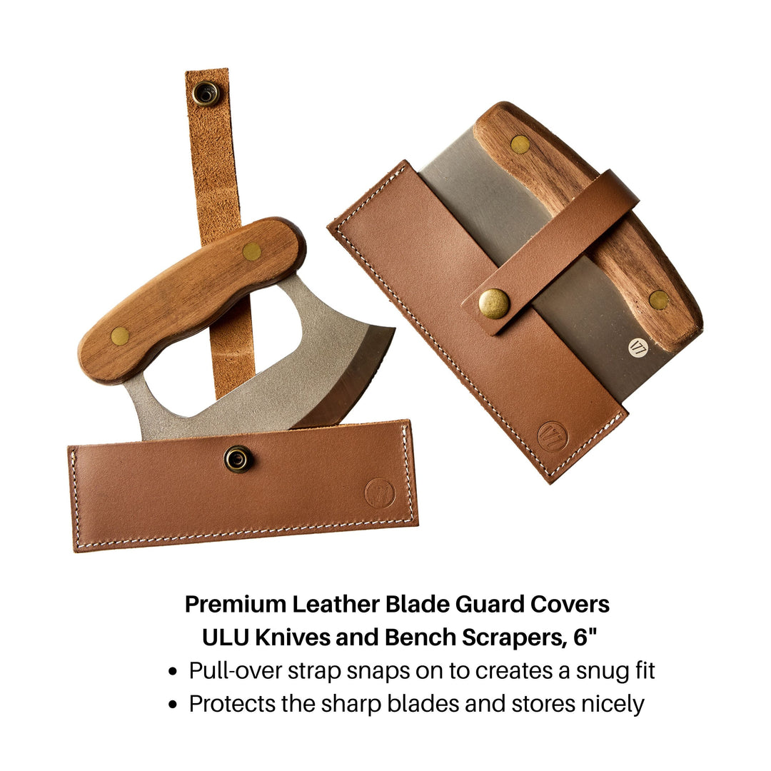 Ulu knife with Blade Guard 6-inch leather sheath — history, uses, and safe storage for curved blades