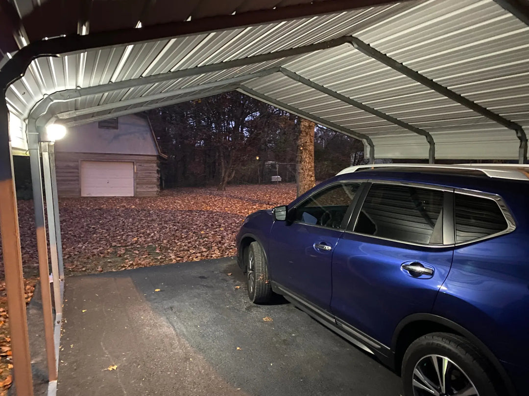 Battery-Operated Motion Security Flood Lights for Carports, Cabins