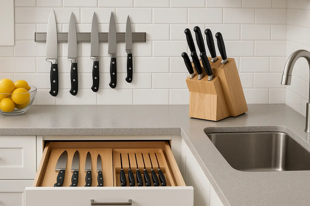 Professional knife storage solutions for kitchen organization