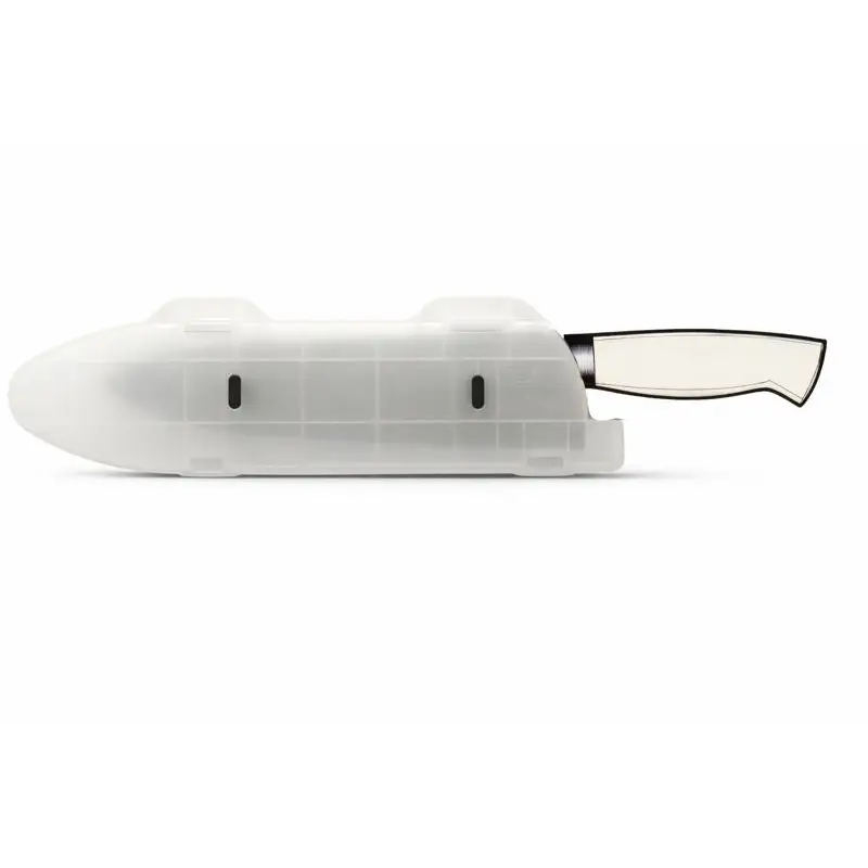 Blade Guard locking knife edge protectors for safe kitchen knife storage when cooking with kids