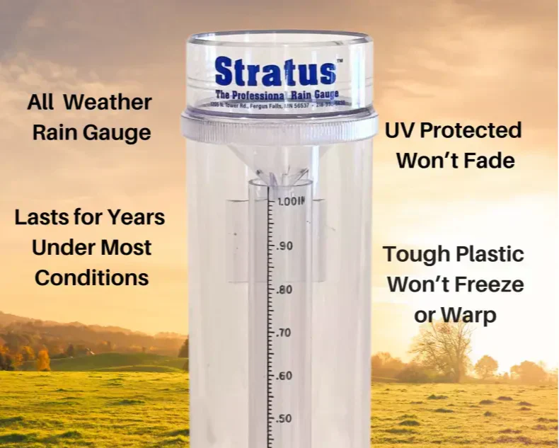 Stratus Professional Rain Gauge: NOAA Endorsed Precision for Weather Enthusiasts