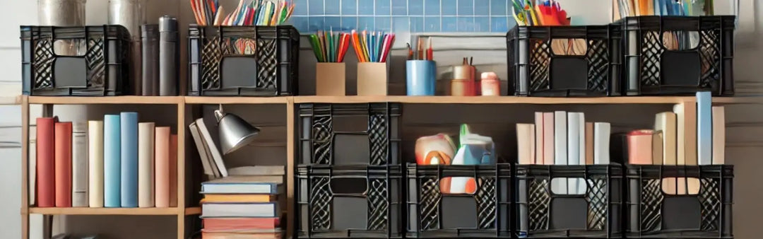 CrateMate Heavy Duty Storage Crates: The Ultimate Stackable Organization Solution