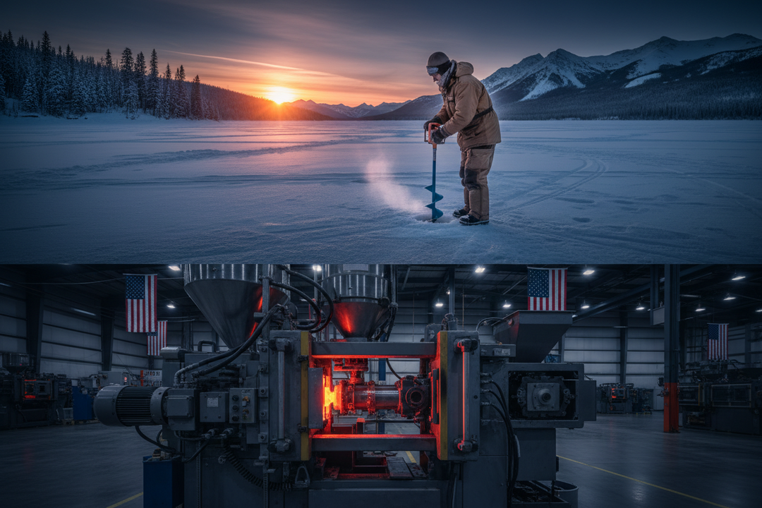 HoleMate: The American-Made Ice Fishing Scoop Built by Darter Plastics