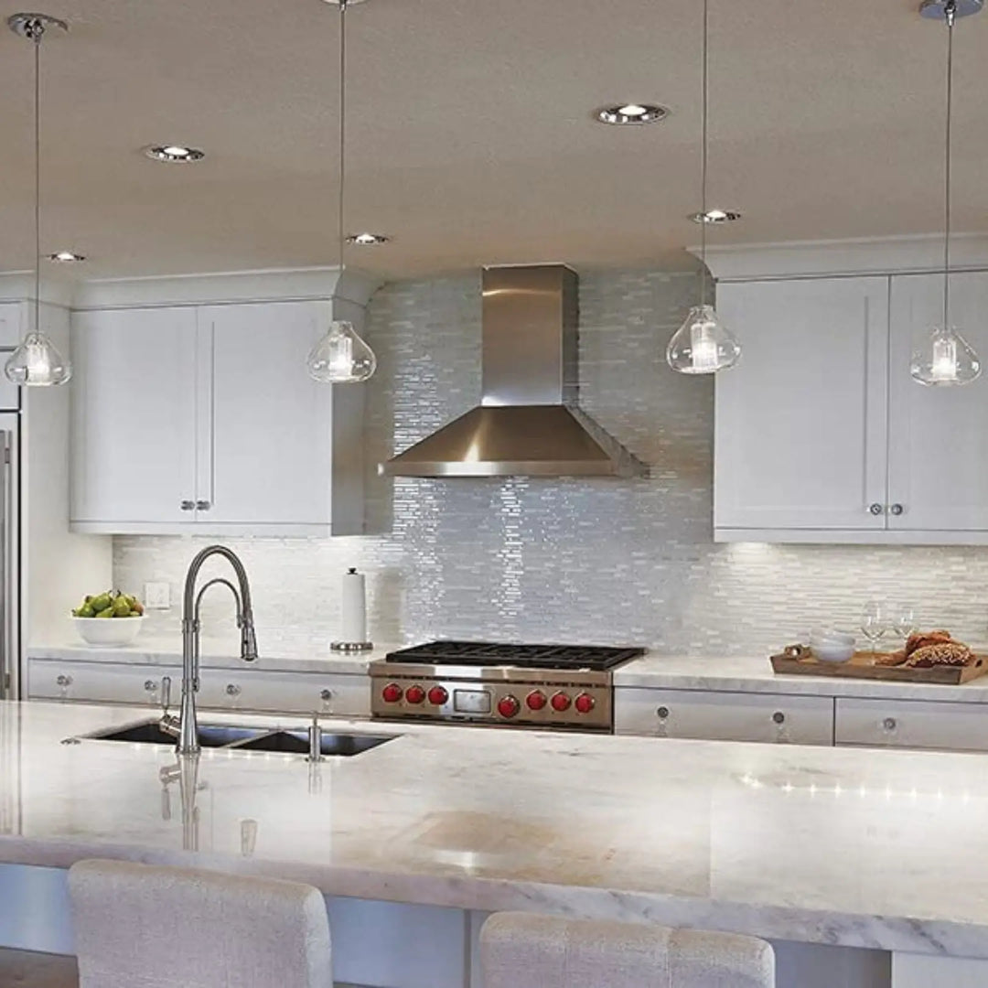 Under cabinet lighting enhances the beauty and functionality of your living space.