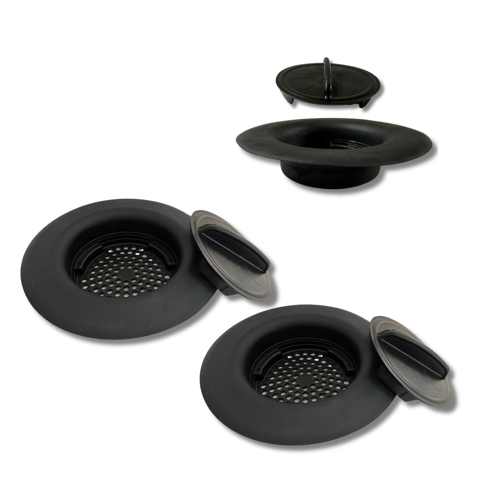 Flex Strainer Sink Strainer & Stopper 2N1 Fits Most 3.5” Drains & Disposals