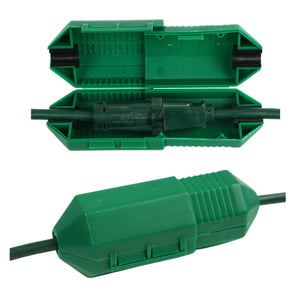 Image of CordSafe PLUS Extension Cord Connection Cover - Water-Resistant, Indoor/Outdoor, highlighting its features and quality.