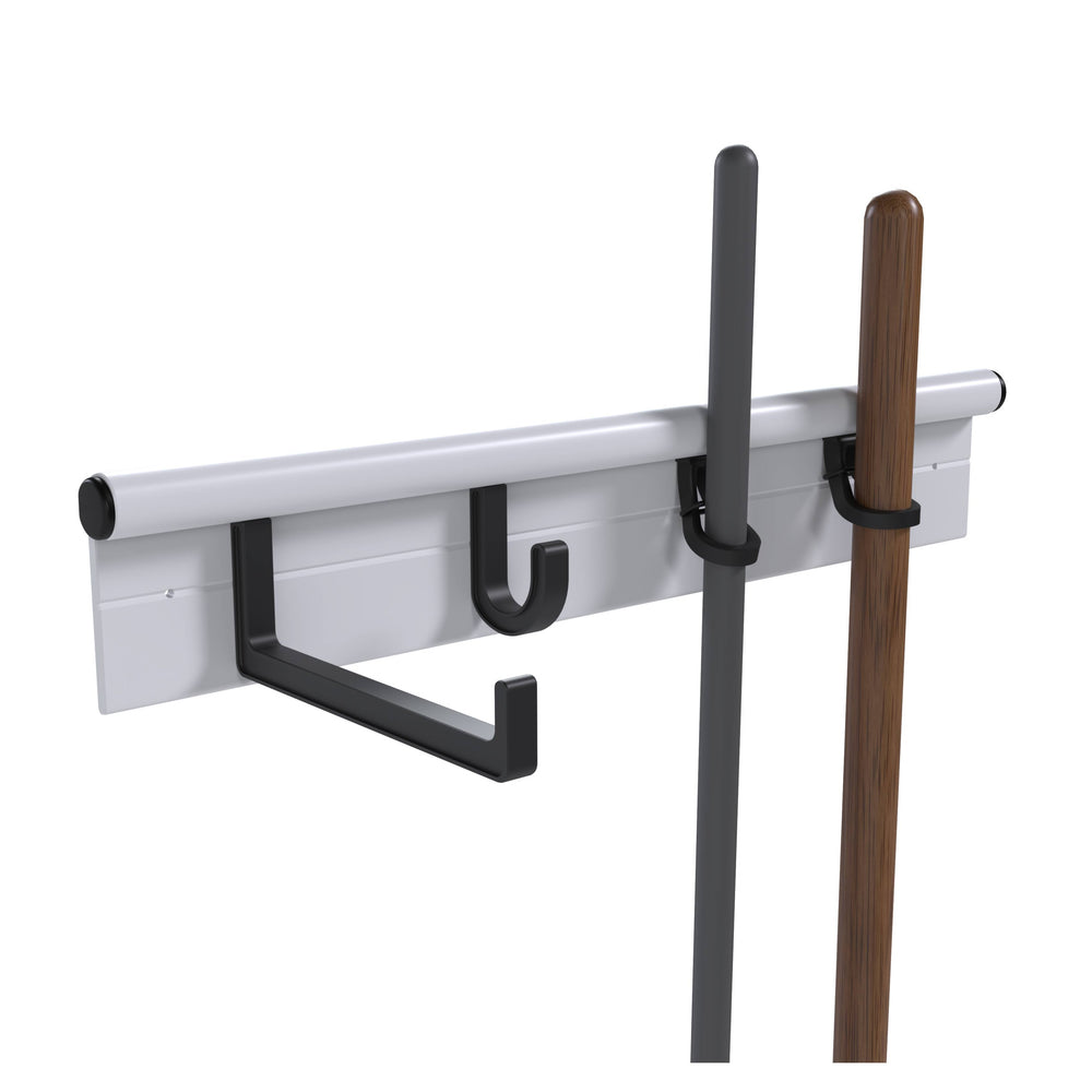 Image of Premium Product: Hang It Simple Wall Mounted Universal Storage Hanger Kit Adjustable Durable Versatile 18 Bl, highlighting its features and quality.
