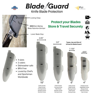Blade Guard Knife Blade Cover Non-Slip Dishwasher Safe Sheath 8in