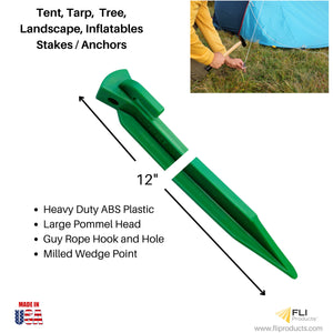 Image of Premium Product: Copy Of Fli Products Tent Canopy Garden Stake 11 5 Heavy Duty Green Single, highlighting its features and quality.