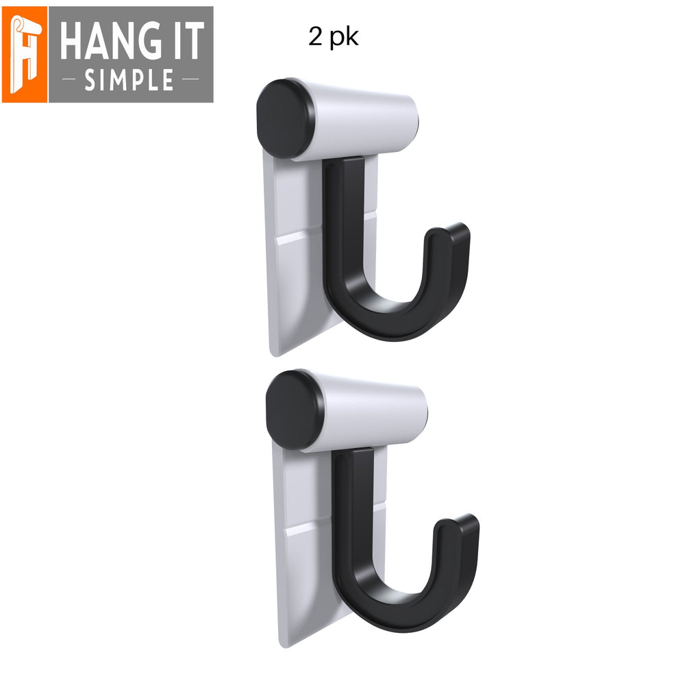 Image of Premium Product: Hang It Simple Wall Mounted Universal Storage Closet Hanger Adjustable Durable Versatile 2 2Pk, highlighting its features and quality.