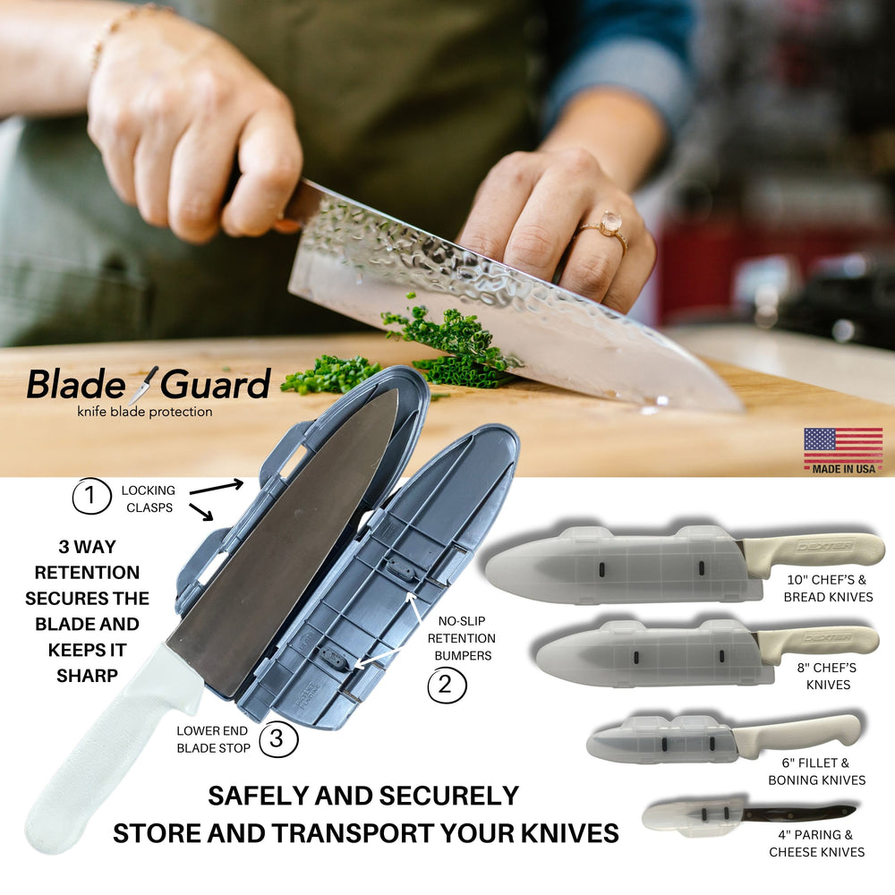 Blade Guard Knife Blade Cover Non-Slip Dishwasher Safe Sheath 10in