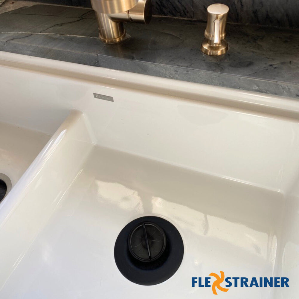 Flex Strainer Sink Strainer & Stopper 2N1 Fits Most 3.5” Drains & Disposals