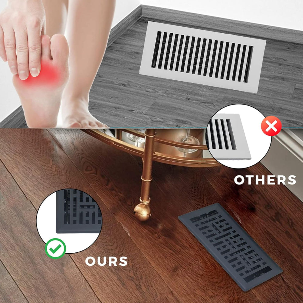 Image of Premium Product: Sierra Grates Metro Steel Floor Register, highlighting its features and quality.