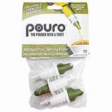 Image of Premium Product: Pouro Oil Vinegar Bottle Pourer Twist To Open And Pour Twist To Close And Store 2Pk Green, highlighting its features and quality.