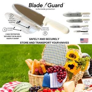 Blade Guard Knife Blade Cover Non-Slip Dishwasher Safe Sheath 10in