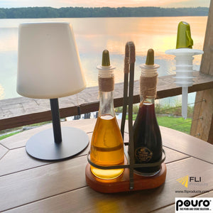 Image of Premium Product: Pouro Oil Vinegar Bottle Pourer Twist To Open And Pour Twist To Close And Store 2Pk Green, highlighting its features and quality.