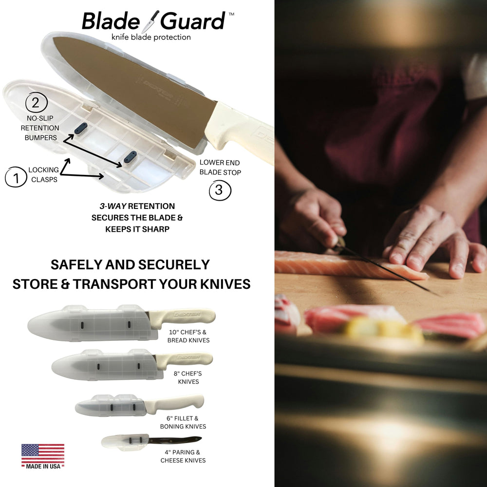 Blade Guard Knife Blade Cover Non-Slip Dishwasher Safe Sheath 10in