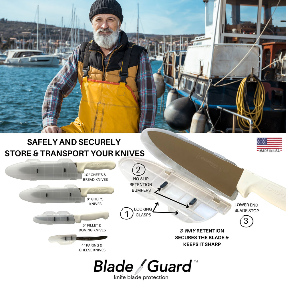 Blade Guard Knife Blade Cover Non-Slip Dishwasher Safe Sheath 10in