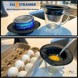 Image of Premium Product: Copy Of Fli Products Flex Strainer Kitchen Sink Strainer Stopper Fits All 3 1 2 Drains 5 1 4 5 1 4 Diameter, highlighting its features and quality.