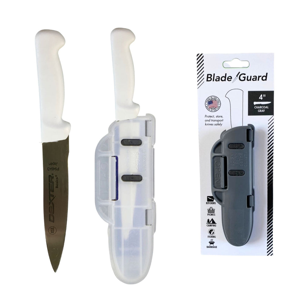 BladeGuard Knife Blade Protective Edge Guard Case for Cutlery 4in