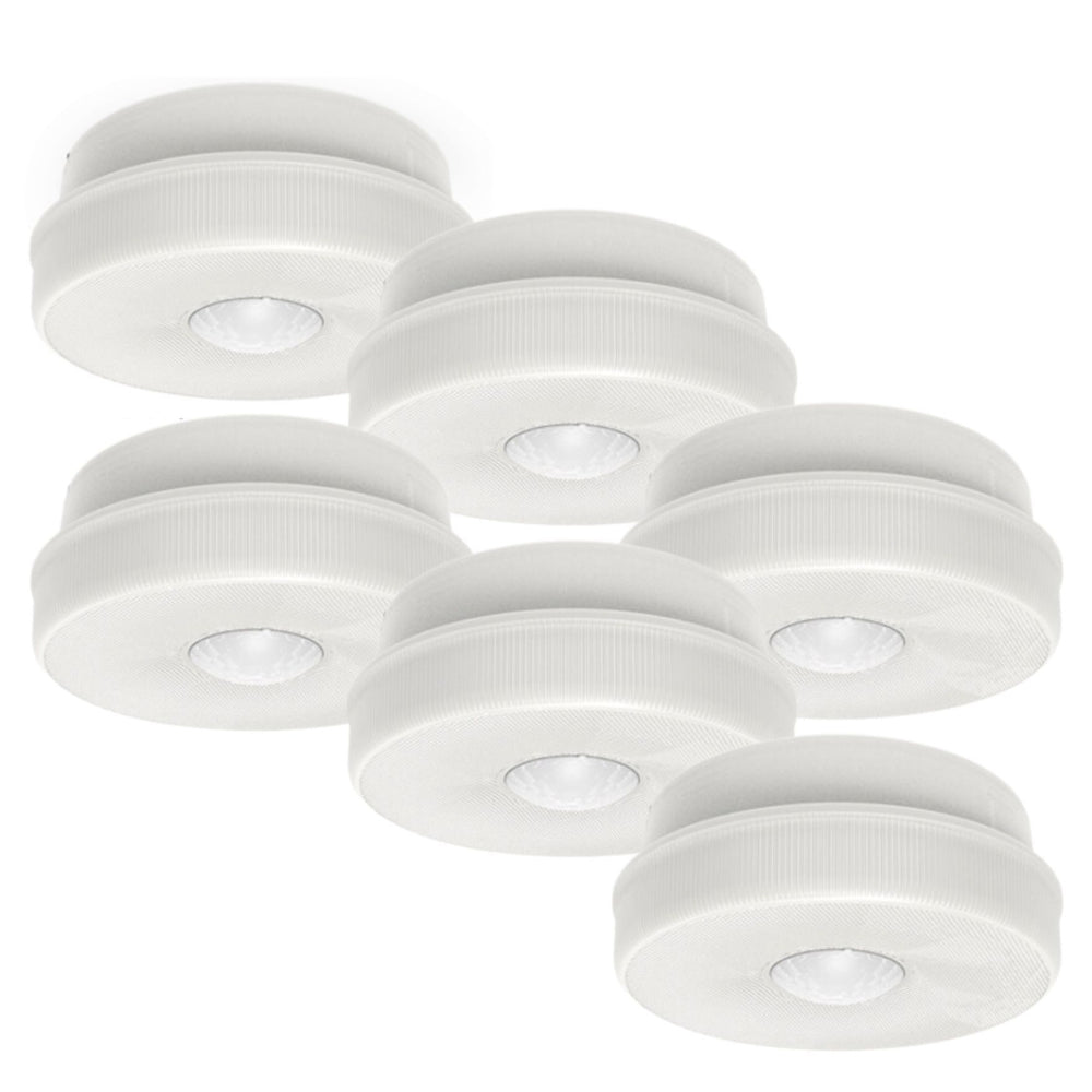 IQ America Battery Powered LED Motion Sensor Flush Mount Ceiling Light 7 inch 1150 Lumens WH FLI Products