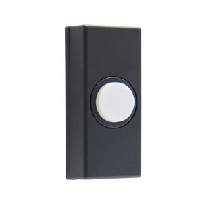IQ America DP1824  Contemporary White Non-Lit Pushbutton Doorbell
