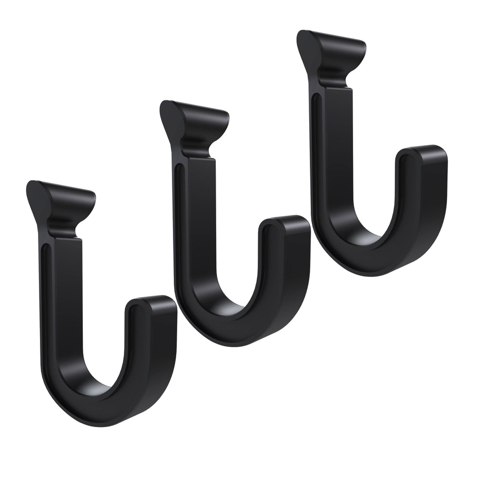 Image of Hang It Simple Plastic Hooks, Add-on Accessories for Kits Small Hook 3pk BL, highlighting its features and quality.