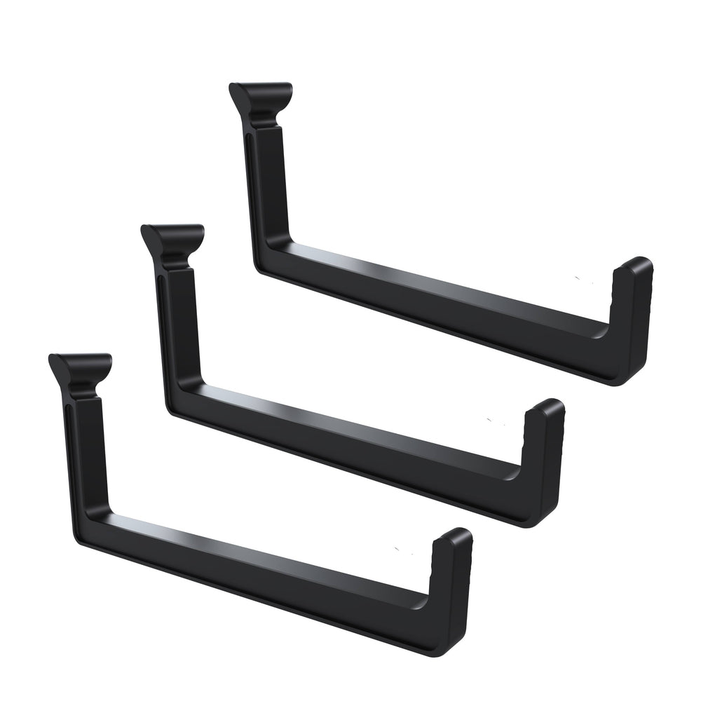 Image of Hang It Simple Plastic Hooks, Add-on Accessories for Kits Long Hook 3pk BL, highlighting its features and quality.