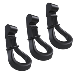 Image of Hang It Simple Plastic Hooks, Add-on Accessories for Kits Tear Drop Rubber Hook 3pk BL, highlighting its features and quality.