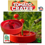 Tomato Crater Gardening Tool, 12” Red Plastic for Healthier Tomatoes 1pk