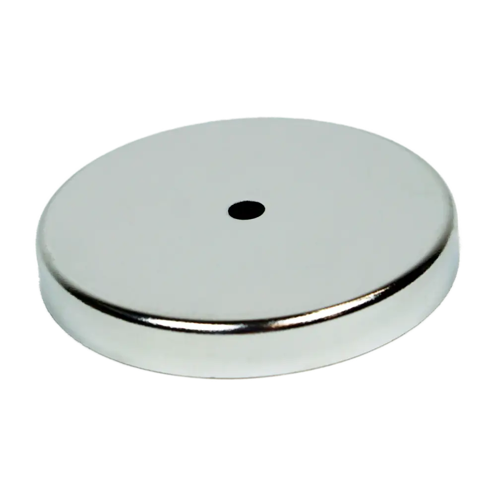 Agilux 3in Ceramic Chrome Plated Magnet 95lb Pull - ceramic magnet