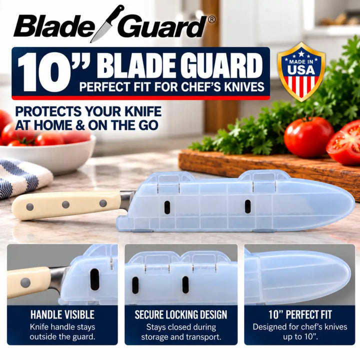 Blade Guard® 10-inch Locking Knife Blade Protector - Made in USA