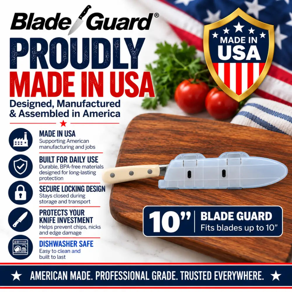Blade Guard® 10-inch Locking Knife Blade Protector - Made in USA
