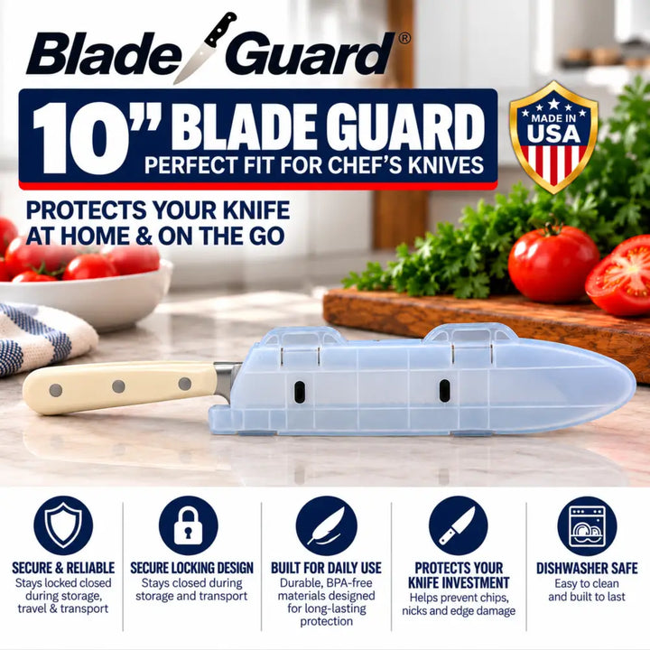 Blade Guard® 10-inch Locking Knife Blade Protector - Made in USA