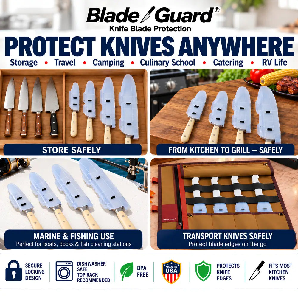 Blade Guard® 6-inch Locking Knife Blade Protector - Made in USA