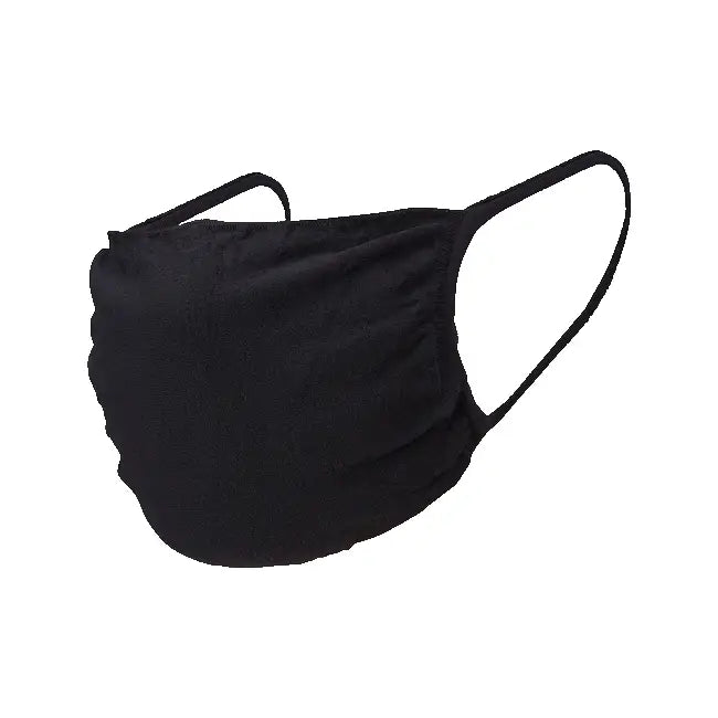 Black breathable smart temp face mask with elastic 30xmask ear loop for all-day protective comfort