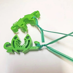 C-BITE Garden Plant Stake Clips - 50/50 Assortment for 7/16 nd 5/16‚ garden stakes 100pcs - C-BITE