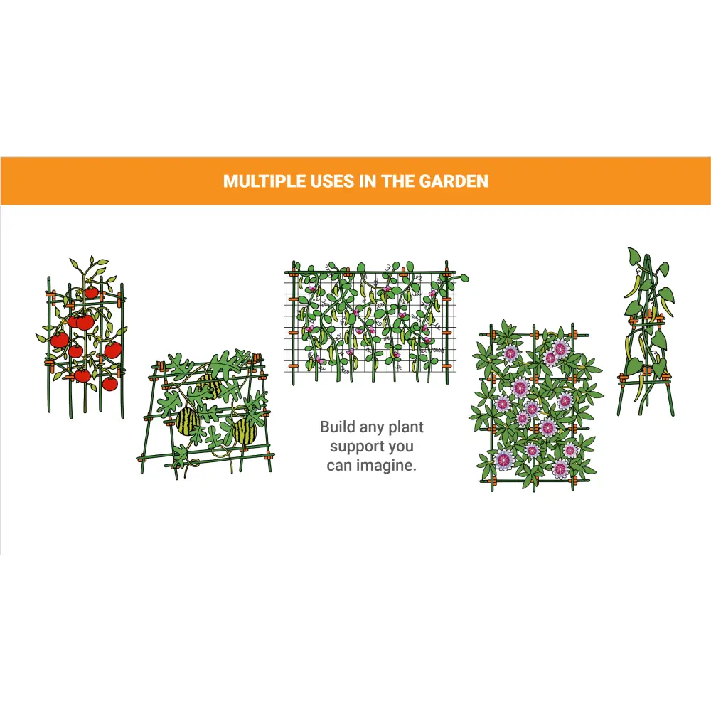 C-Bite Garden Plant Stake Collection | C-BITE Garden Expansion Pack - Plant Support