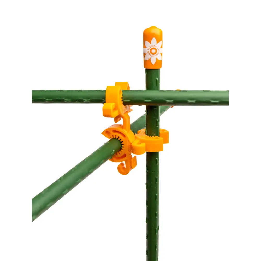 C-BITE Garden Stake Clips for 7/16‚Garden Stakes (In quantities of 26 100 and 1000) Tangerine - 26 - C-BITE