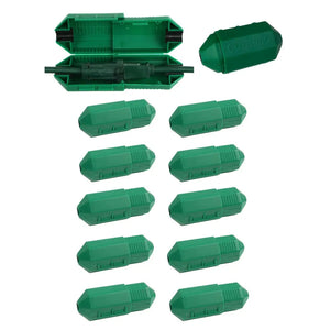 CordSafe Outdoor Extension Cord Cover – Weather-Resistant Plug Protector Made In USA - Green 10PK - Electrical Cord