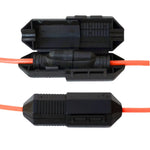 CordSafe Outdoor Extension Cord Cover – Weather-Resistant Plug Protector Made In USA - Black 1 PK - Electrical Cord