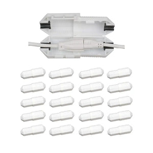 CordSafe Outdoor Extension Cord Cover – Weather-Resistant Plug Protector Made In USA - White 20 PK - Electrical Cord